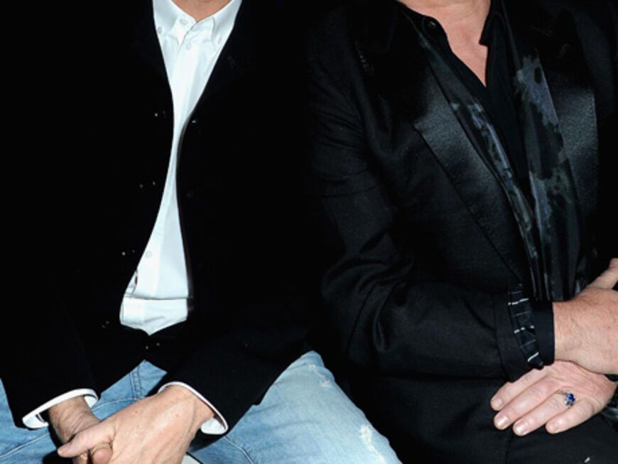 Musik meets Fashion: Bono und Paul McCartney bei der Show von Stella McCartney