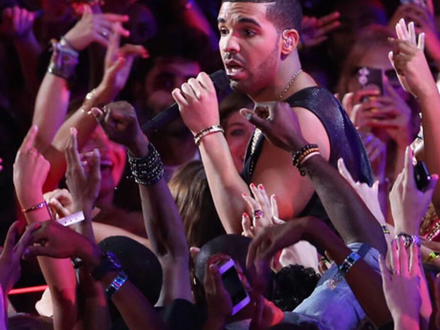 Drake mischte sich bei seinem Auftritt unter das Publikum