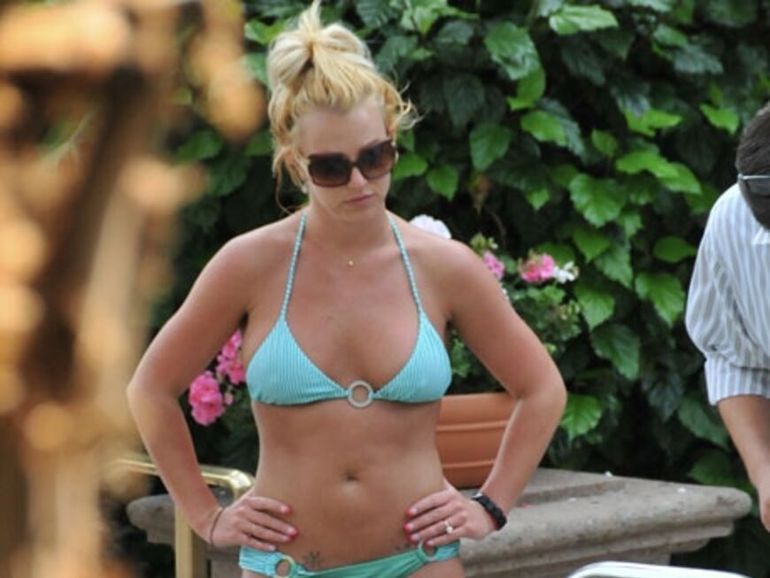 Britney passt wachsam auf ihre Kids auf