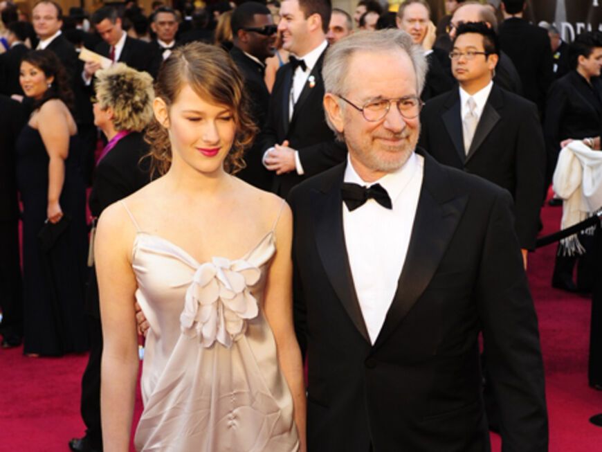 Hollywood-Regisseur Steven Spielberg mit seiner Tochter Sasha
