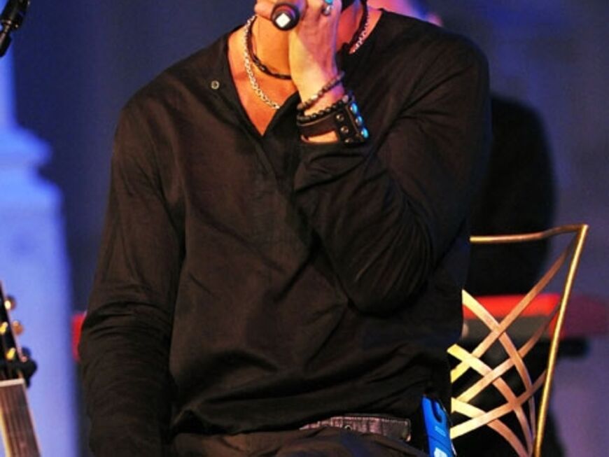 Gavin Rossdale, Ehemann von Gwen Stefanie, sorgte für die musikalische Unterhaltung 