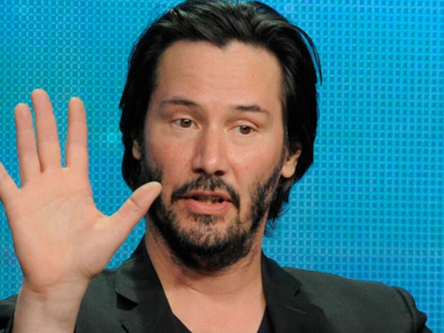 Keanu Reeves ("Matrix")´  benutzt auch eine andere Hand als die meisten Menschen auf der Welt