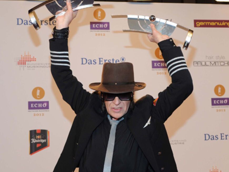 Bester Künstler National Rock/Pop wurde Udo Lindenberg. Außerdem wurde er für seine DVD-Produktion "MTV Unplugged - Live aus dem Hotel Atlantic" ausgezeichnet