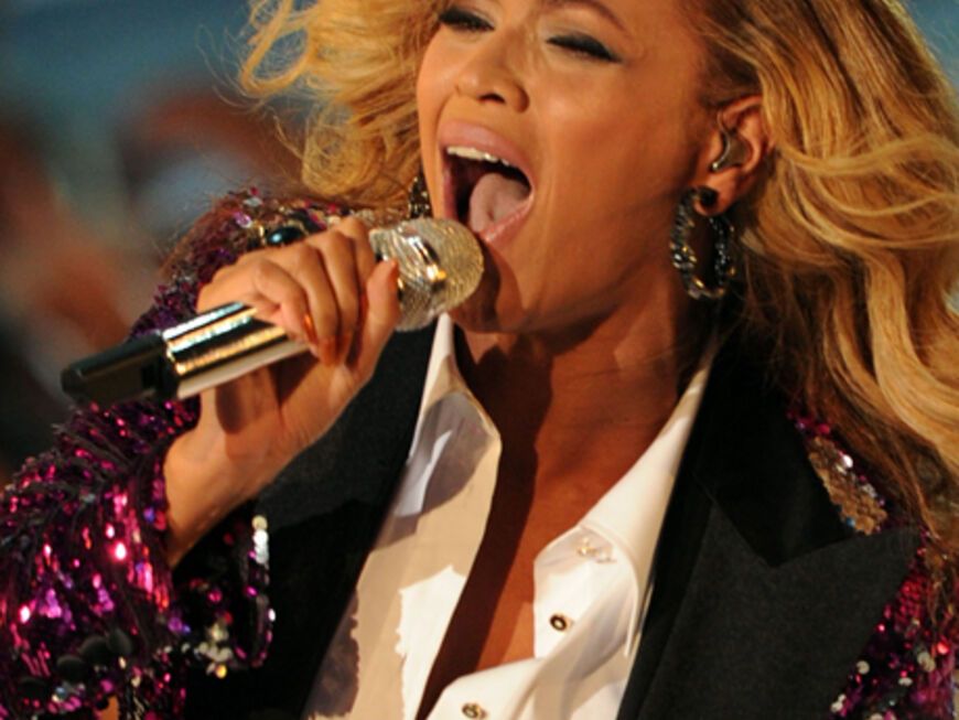 Volle Power: Beyoncé auf der Bühne