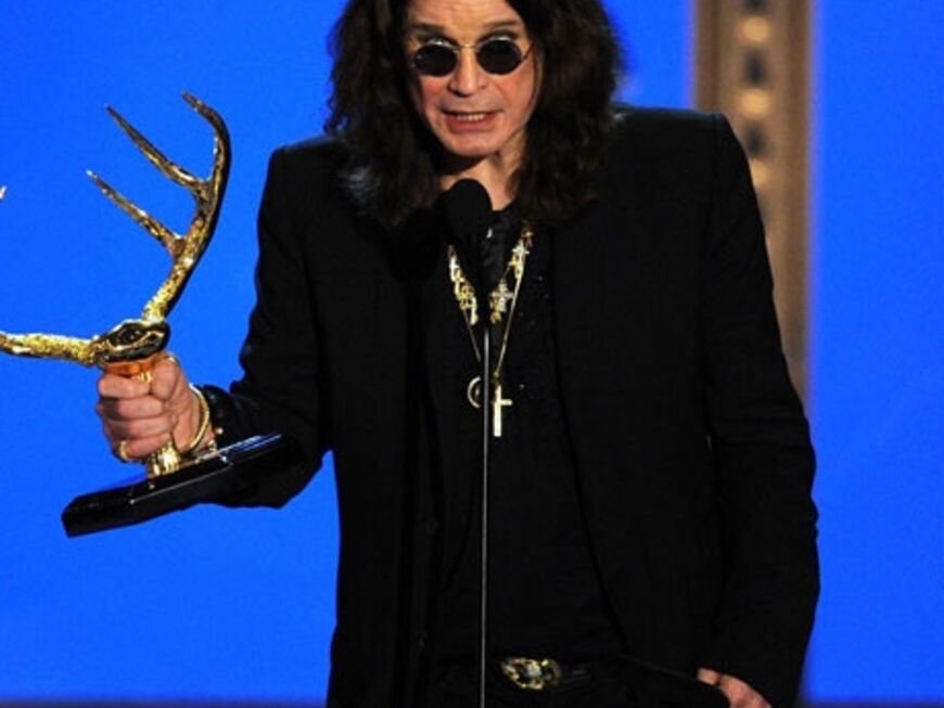 Auch Altrocker Ozzy Osbourne wurde mit einem Award geehrt