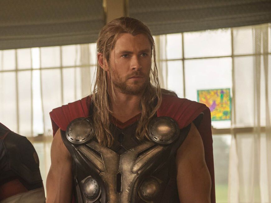 Chris Hemsworth als Thor mit Captain America