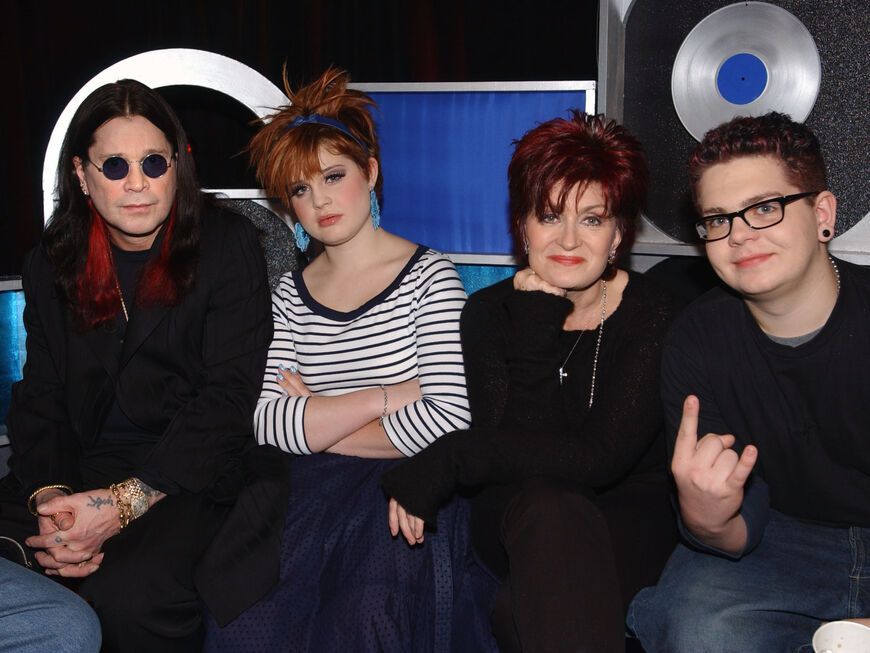 Ozzy Osbourne mit Tochter Kelly, Ehefrau Sharon und Sohn Jack
