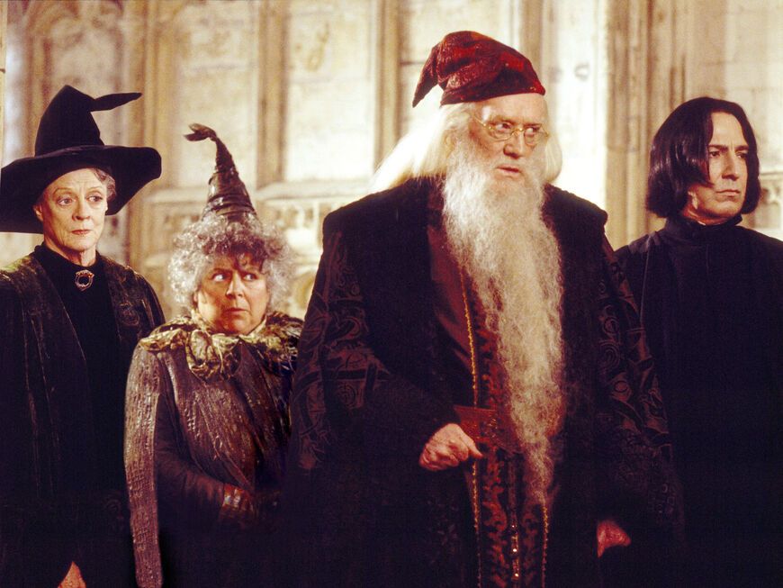 Richard Harris als Dumbledore bei "Harry Potter"