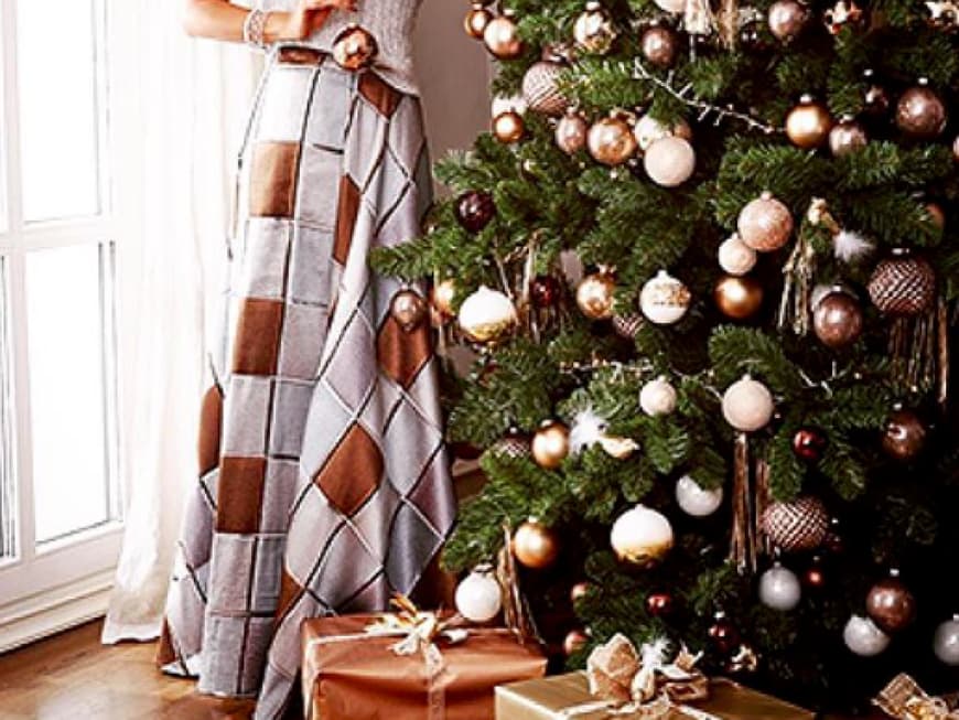 Weihnachtsbäume der Stars: Glitzer, Glamour und Lametta