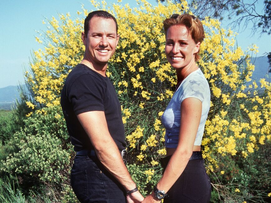  Sonja Zietlow und ihr Lebensgefährte Andre Hegger 1998