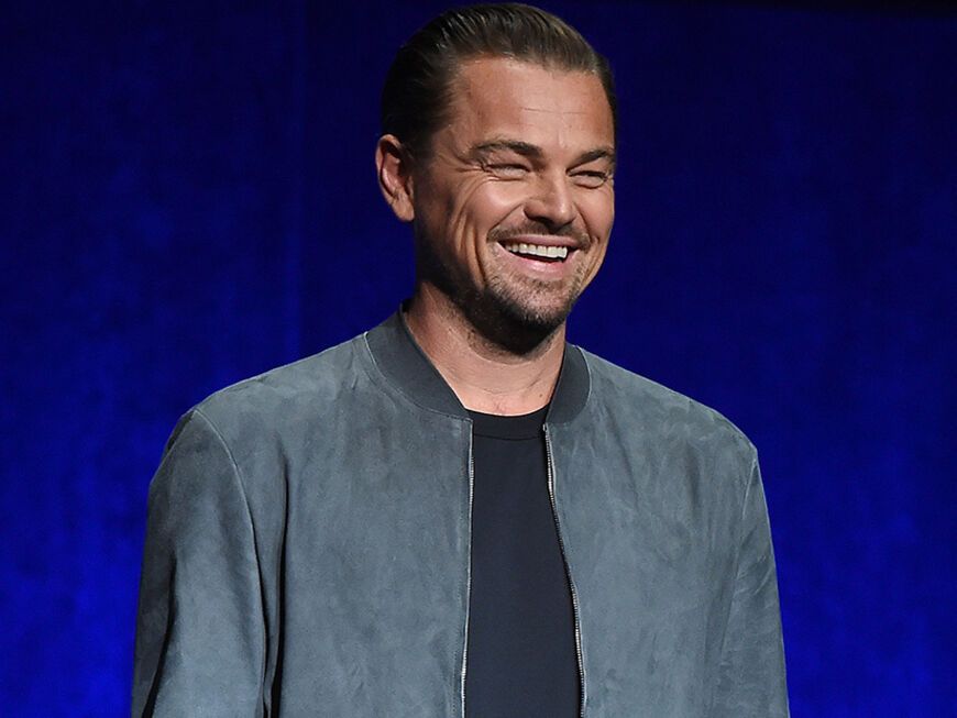 Leonardo DiCaprio lacht
