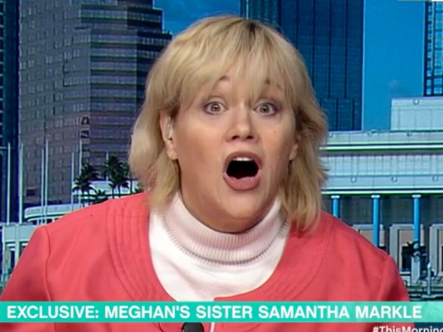 Meghans Halbschwester Samantha Markle redet sich im US-TV in Rage