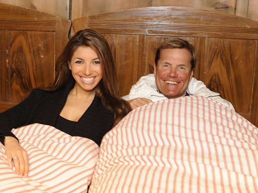 Carina Walz und Dieter Bohlen im Bett