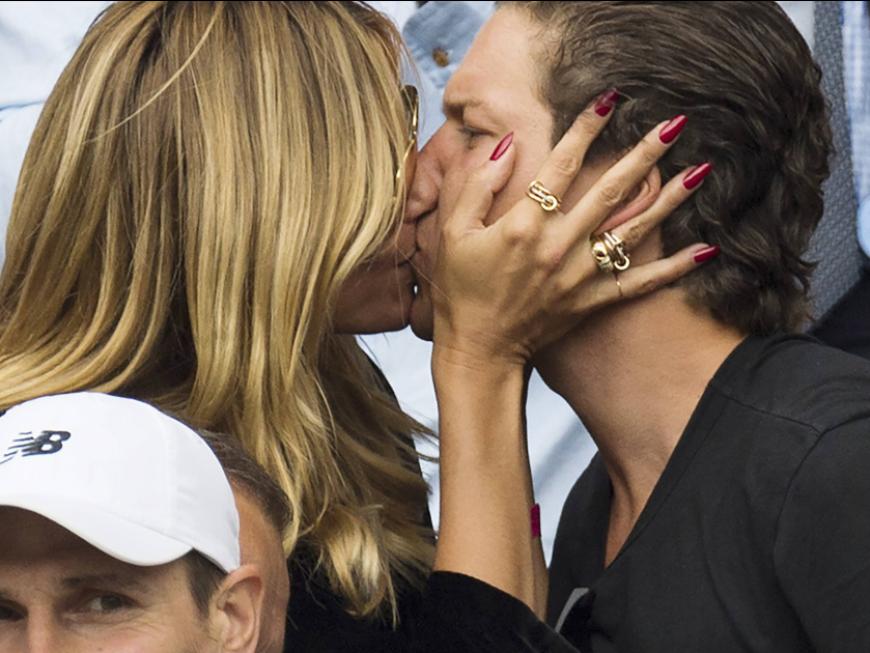 Heidi Klum und Vito Schnabel küssen sich