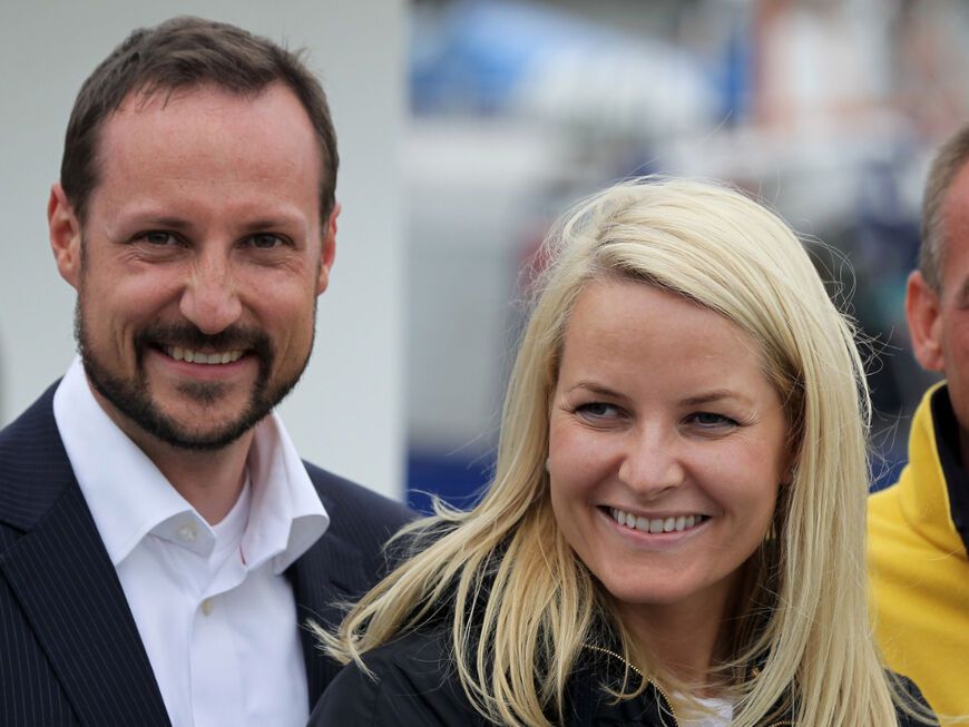 Prinz Haakon und Mette-Marit.