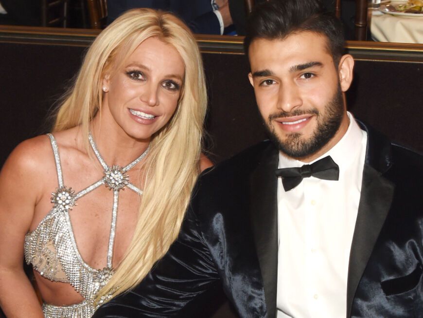 Britney Spears und Sam Asghari glücklich