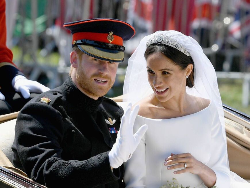 Hochzeit von Prinz Harry & Herzogin Meghan: Kutschfahrt des Brautpaares