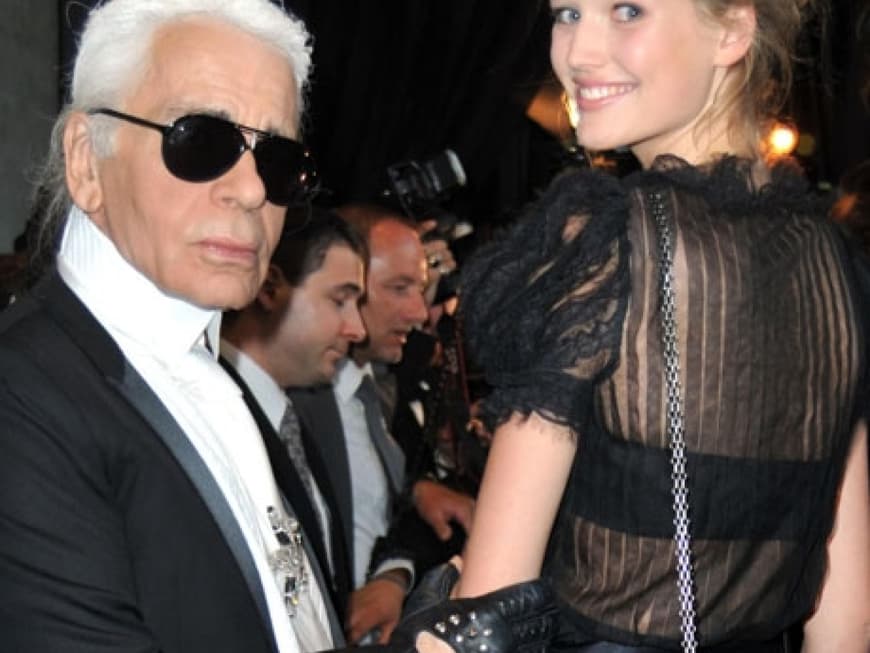 Karl Lagerfeld wurde erst kürzlich zum Kommandeur der französischen Ehrenlegion ernannt