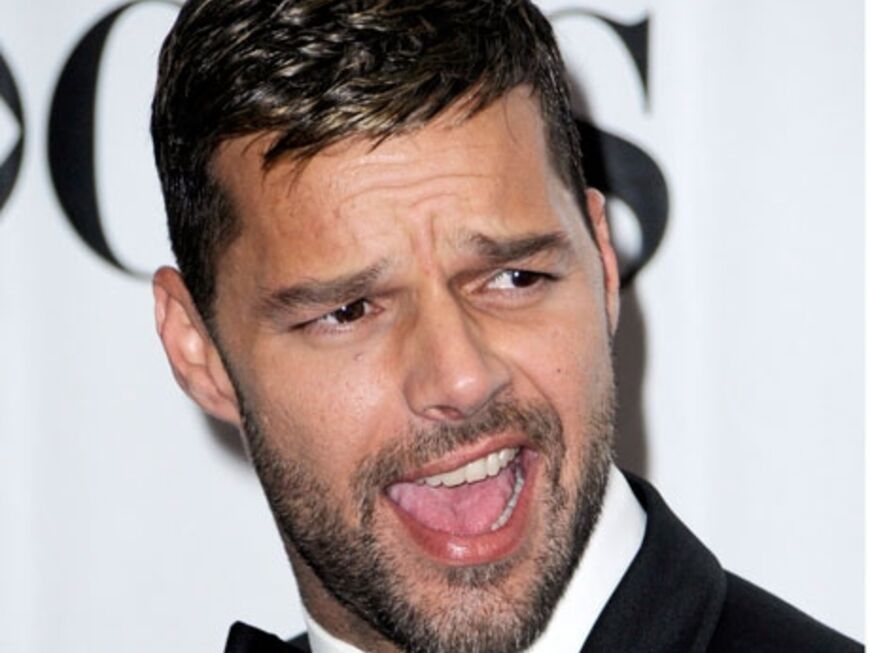 Ricky Martin versprühte gute Laune