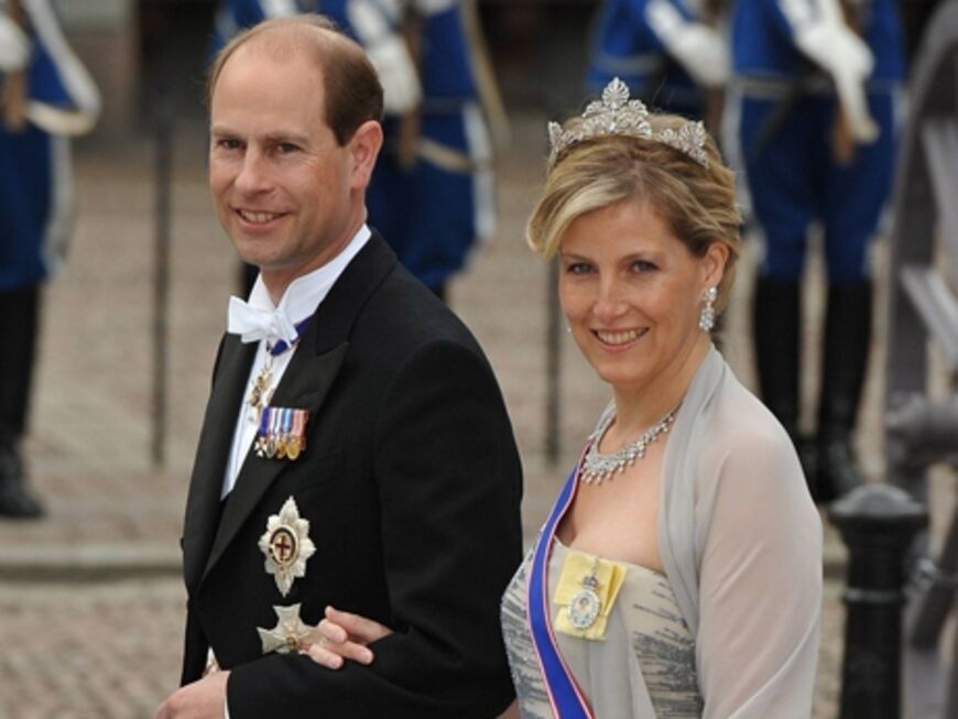 Aus England kamen Prinz Edward und seine Ehefrau Sophie