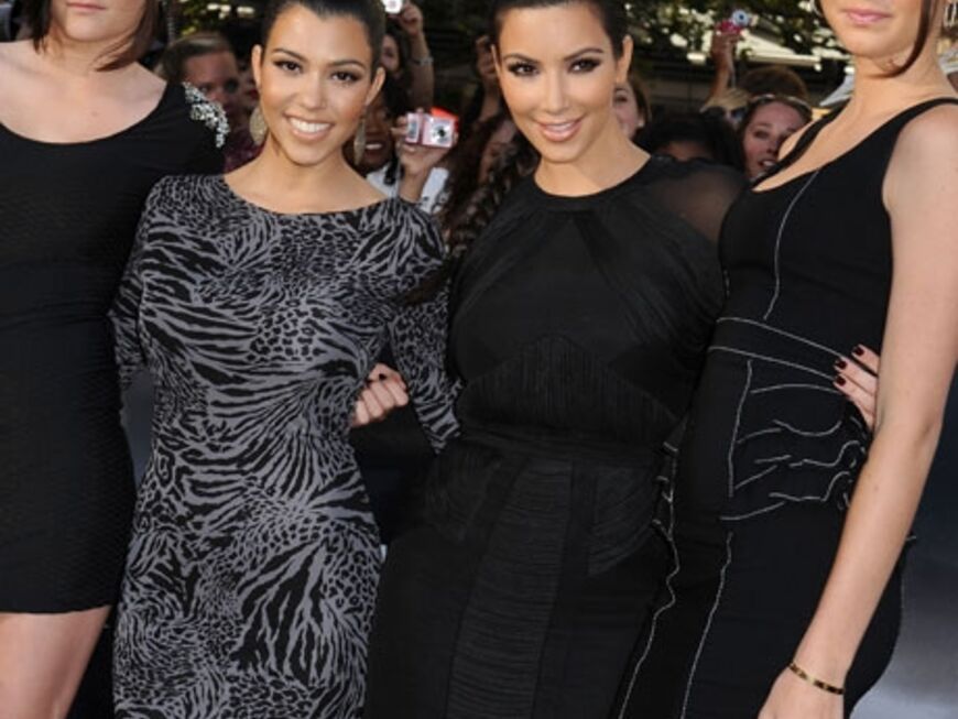 Dürfen auf keiner angesagten Party fehlen: Die Kardeshian-Schwestern zusammen mit Kylie Jenner