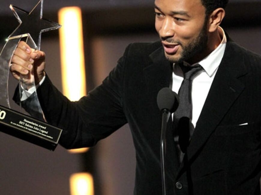Gratulation! Sänger John Legend erhielt den BET Award für sein soziales Engagement 