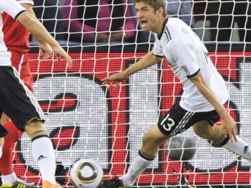 Man of the Match: Thomas Müller glänzte im Achtelfinale einmal mehr gegen den ewigen Rivalen England: Mit zwei Toren belohnte er das deutsche Team