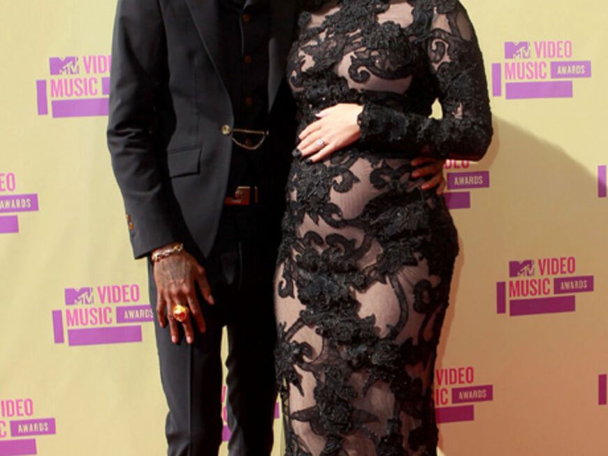 Die schwangere Amber Rose und ihr Verlobter Wiz Khalifa