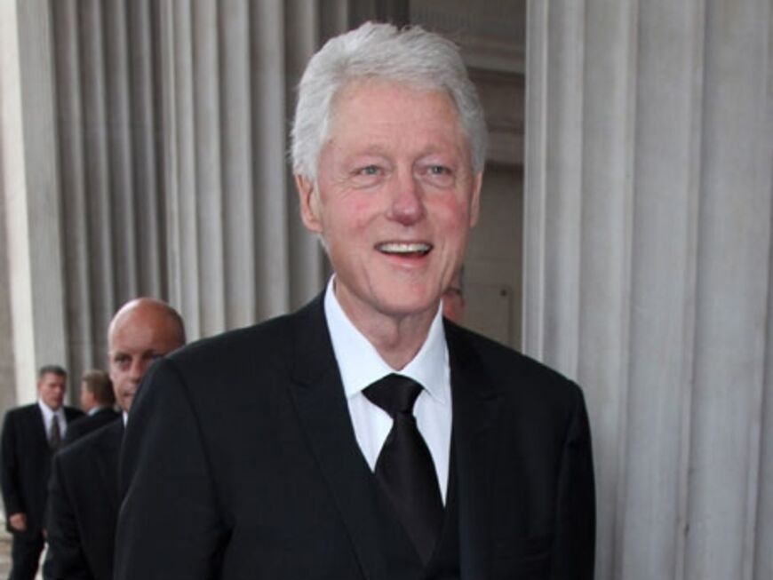 Wie schon im Jahr zuvor gab sich auch der ehemalige US-Präsident Bill Clinton in Wien die Ehre