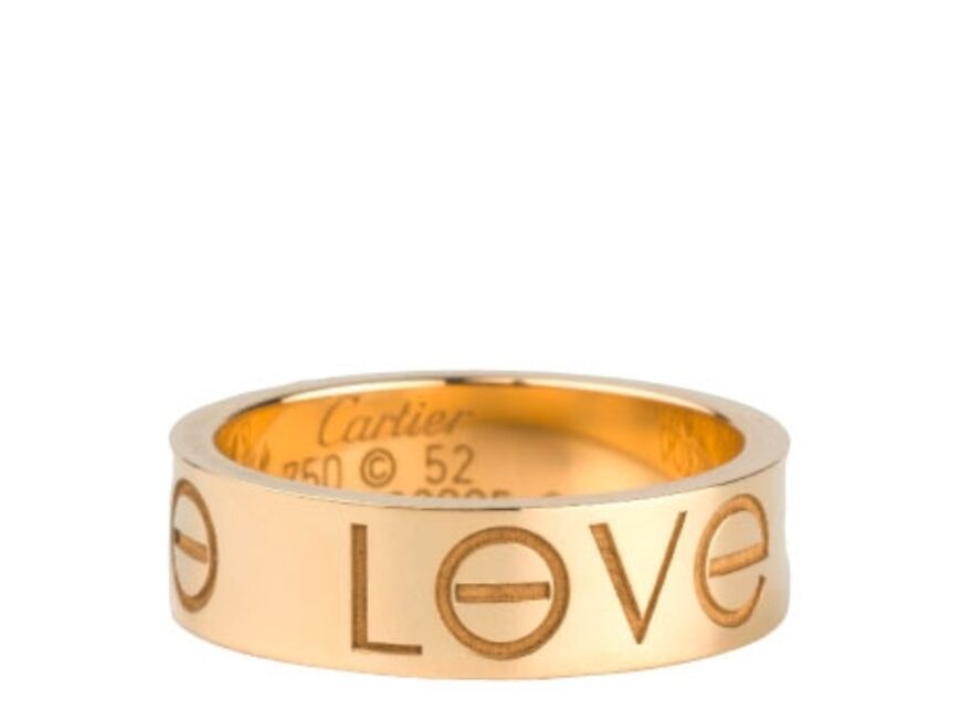 Ja-Sager: Ring aus Gelbgold mit Diamant von Dior, ca. 550 Euro