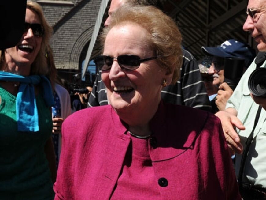Prominenter Besuch: Ex-Außenministerin Madeleine Albright gratulierte