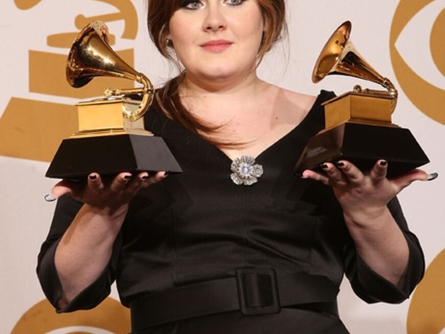 Die britische Sängerin Adele, die in der Kategorie "Beste Popsängerin" für gewann, wurde auch zur besten Newcomerin gekrönt.