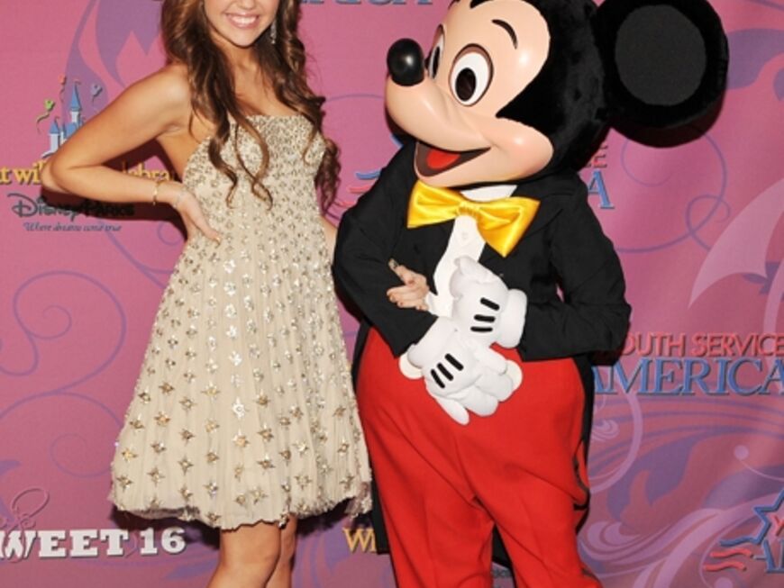 M & M: MIley und "Mickey" feiern gemeinsam den Geburtstag des Teenie-Schwarms