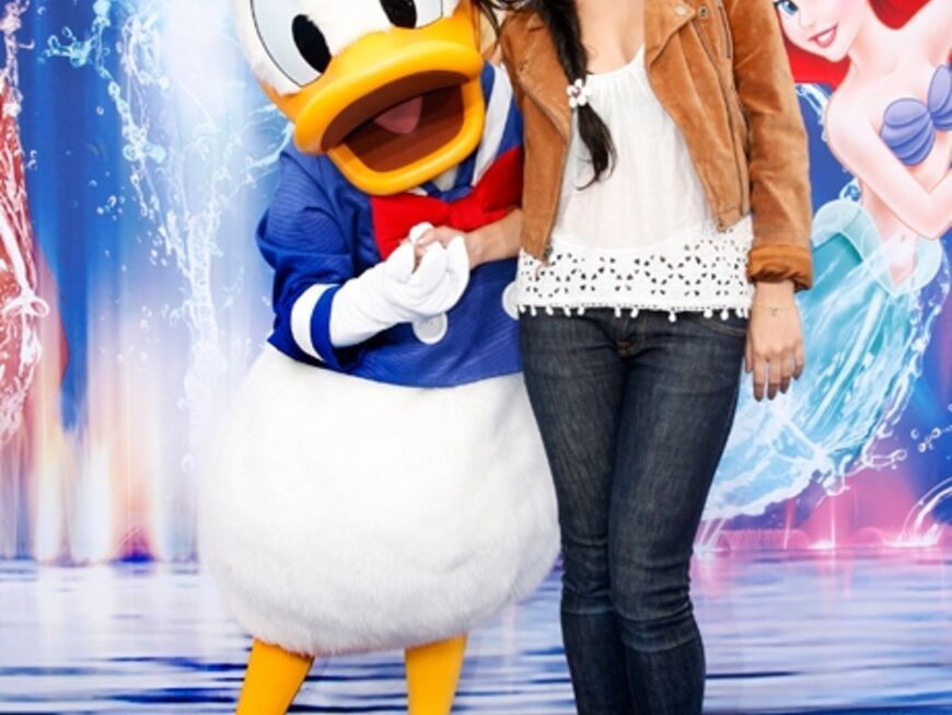 Und was ist mit Zac Effron? Keine Angst, Vanessa Hudgens und "Donald Duck" sind wirklich nur gute Freunde!