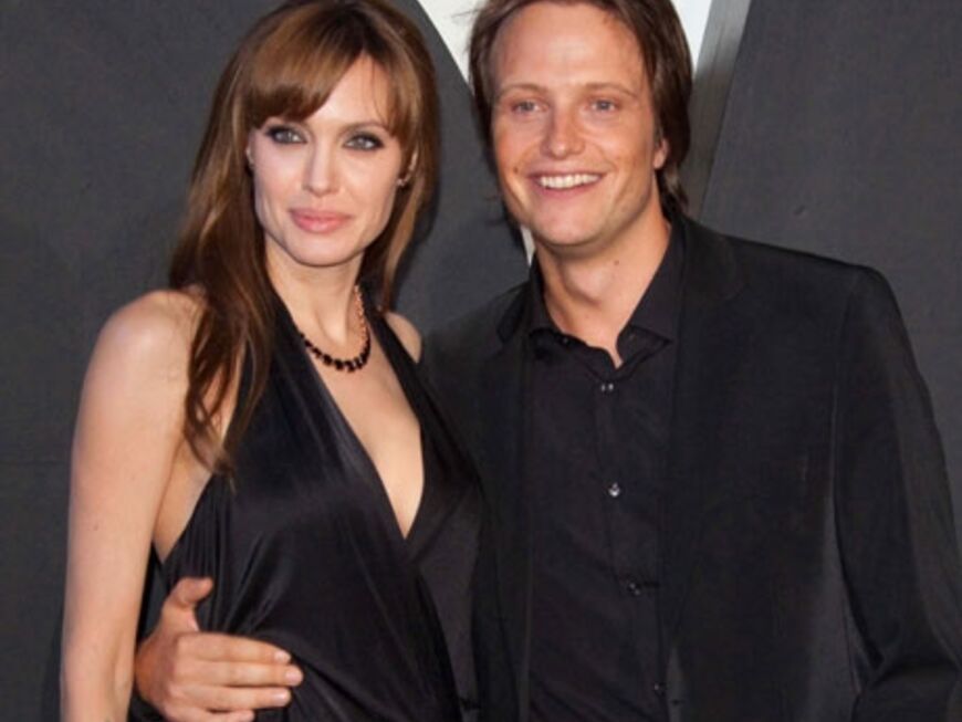 Schönes Paar: Angelina mit ihrem deutschen Film-Ehemann August Diehl