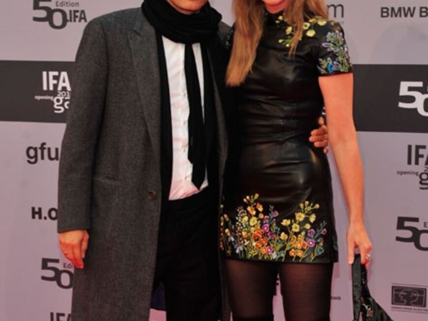Modedesignerin Jette Joop und ihr Mann Christian Elsen