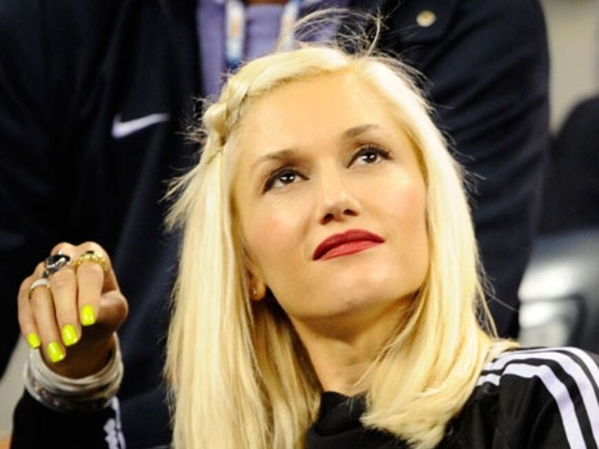 Trendsetter: Gwen Stefani mit knallgelben Fingernägeln. Ruft die 40-Jährige damit etwa einen neuen Trend hervor?