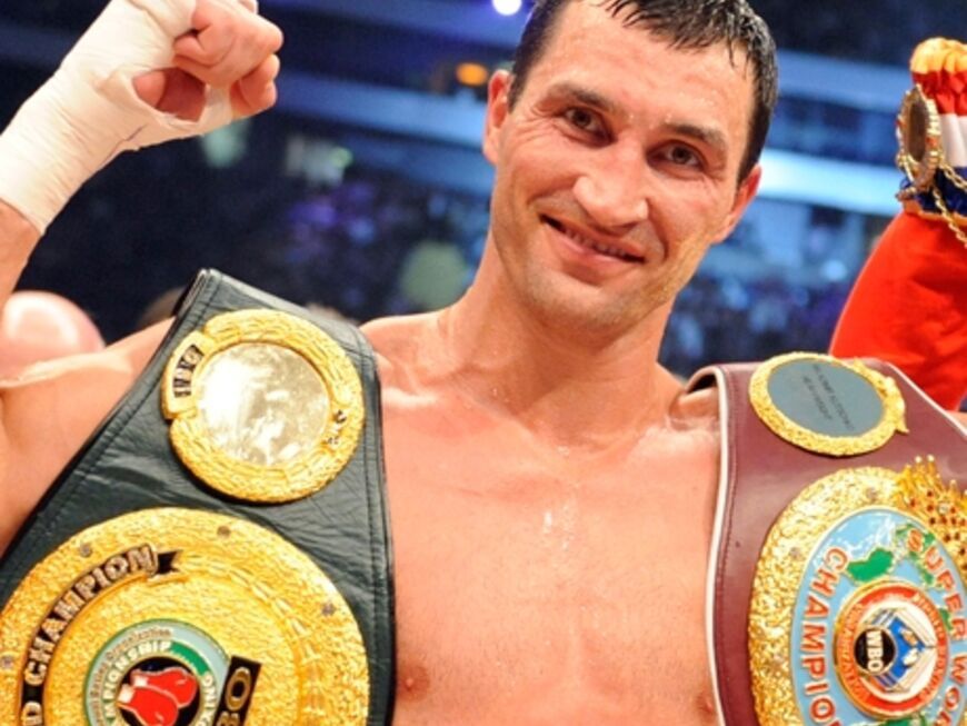 "Dr. Steel Hammer", Wladimir Klitschko, schlug seinen Gegner in der zehnten Runde K.o.
