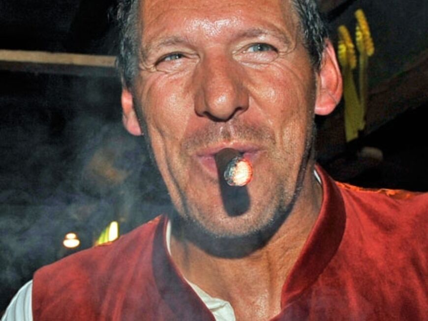 Rauchverbot? Von wegen! Ralph Möller liebt Zigarren