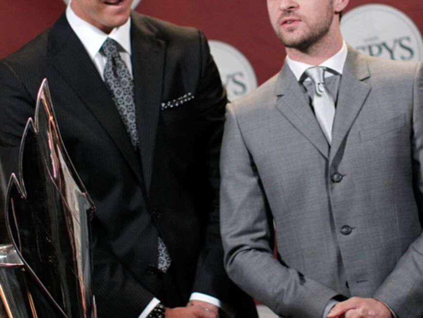 Ex-Basketballer Chandler Parsons und Justin Timberlake moderierten den Event