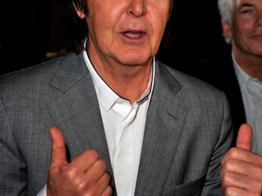 Paul McCartney zu Gast bei der Show seiner Tochter Stella