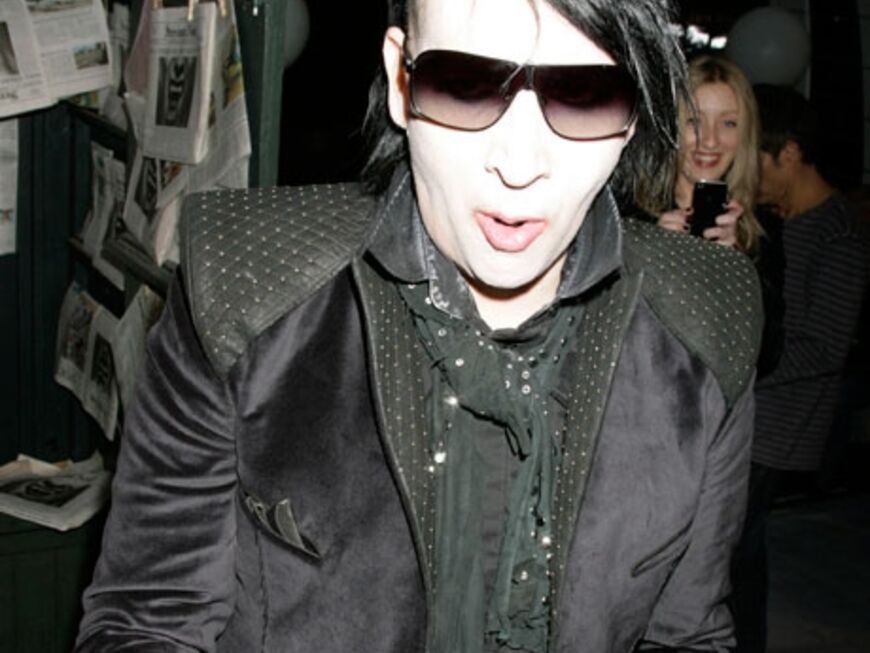 Lange nicht mehr gesehen - und doch wiedererkannt: Marilyn Manson zu Gast bei den "Scream Awards"