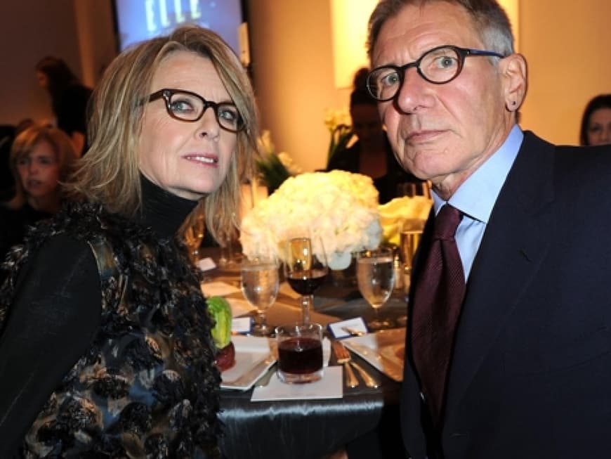 Diane Keaton und Harrison Ford genießen den Abend