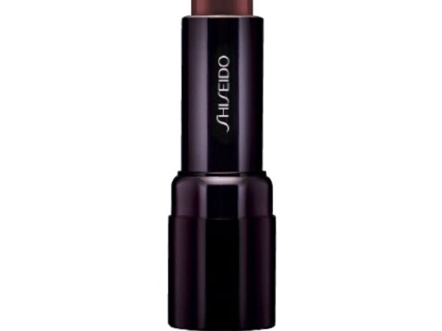 Lippenstift: "Perfect Rouge Lipstick - Gilded Wine" von Shiseido, ca. 25 Euro