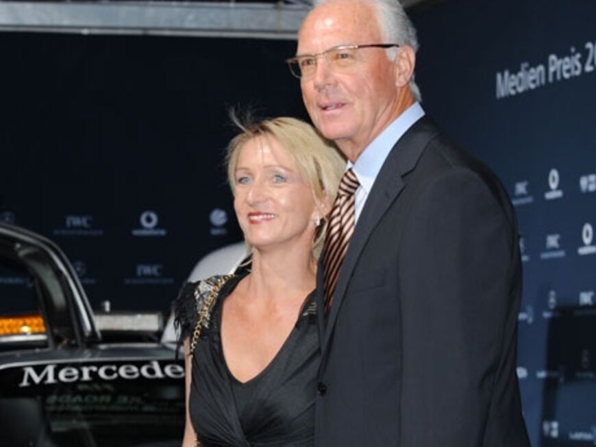 Franz Beckenbauer und seine Ehefrau Heidi