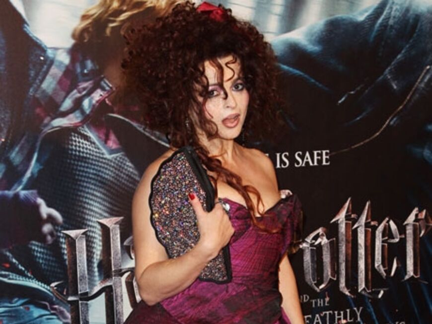 Helena Bonham Carter spielt die böse Hexe Bellatrix Lestrange