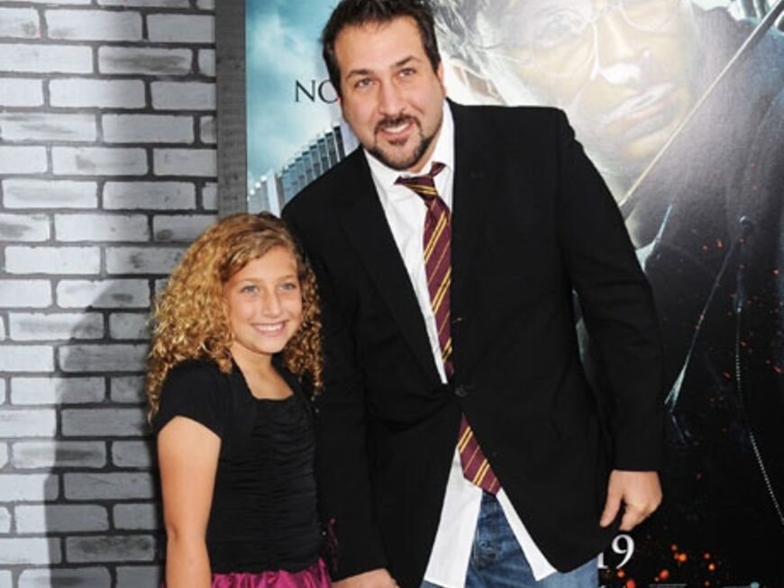 Auch Ex-"NSync"-Star Joey Fatone brachte seine Tochter Brianna mit