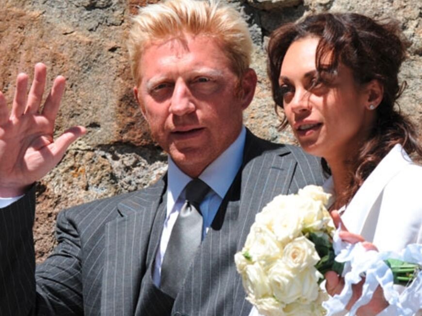 Nach dem Standesamt: Boris und Lilly machen sich auf zum Hochzeitsessen im "Badrutts Palace"