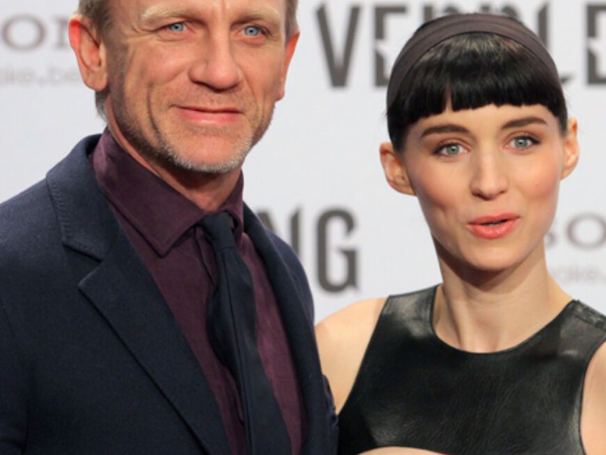 Lang erwartet: Schauspieler und Frauenschwarm Daniel Craig besuchte am Donnerstag, 5.1., Berlin, um seinen neuen Film "Verblendung" vorzustellen. Mit dabei: Newcomerin Rooney, die in der Bestseller-Verfilmung die weibliche Hauptrolle spielt