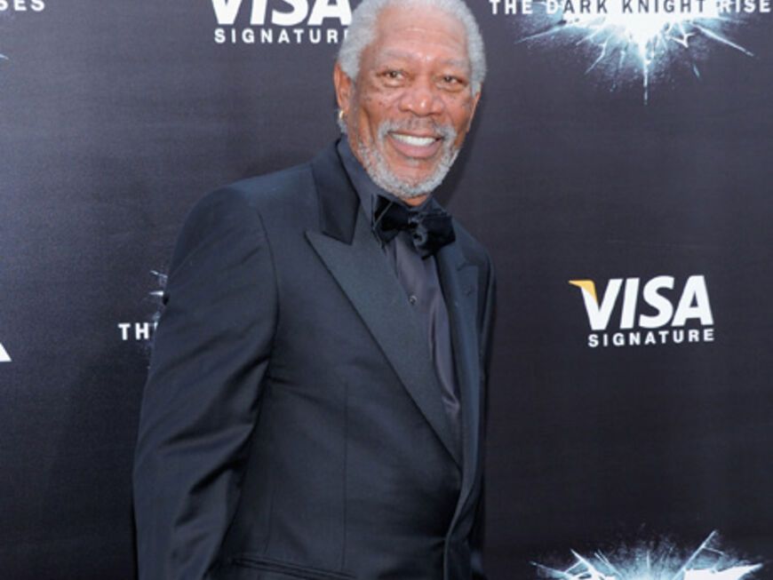 Morgan Freeman spielt "Lucius Fox"